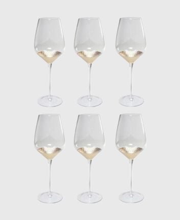 Red wine glasses, 6 pcs.