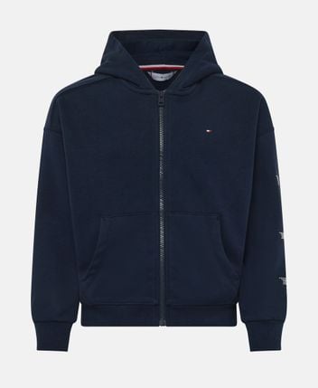 Hooded sweat jacket
