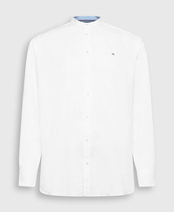 Linen-blend shirt