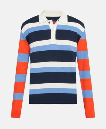 Knitted polo shirt