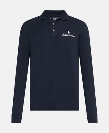 Long-sleeved polo shirt