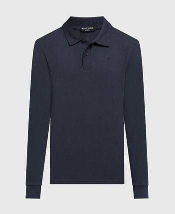 Long-sleeved polo shirt
