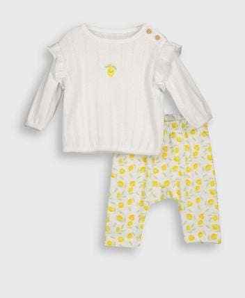 Long-sleeved shirt and trousers set