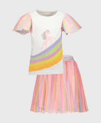 T-shirt and skirt set