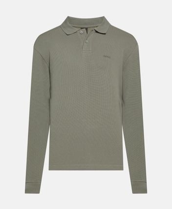Long-sleeved polo shirt