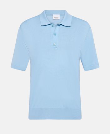 Knitted polo shirt