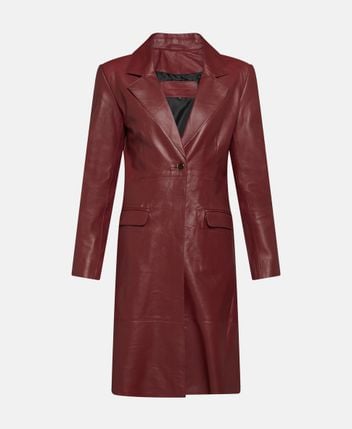 Lamb leather coat Amalfi
