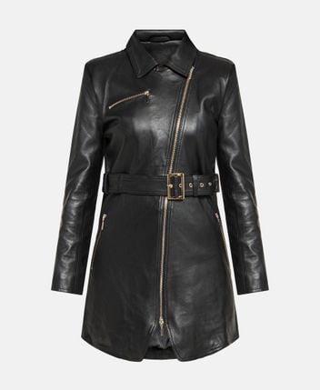 Leather coat Medusa