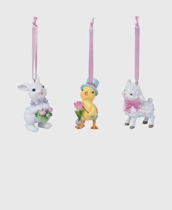 Decorative figures, set of 3