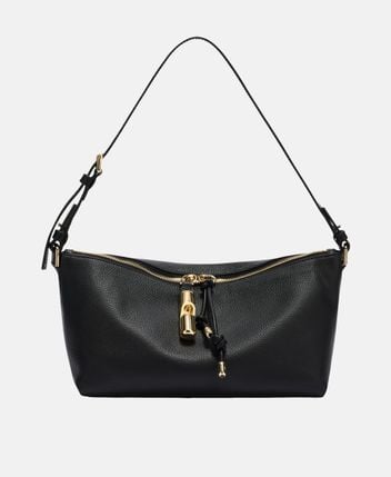 Leather shoulder bag Debby