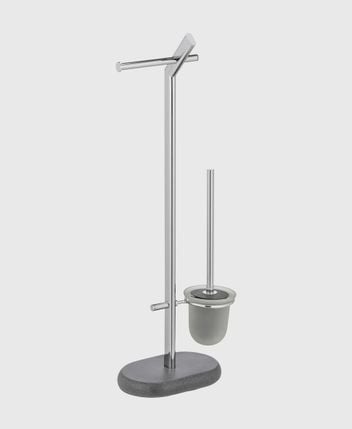 Toilet brush with holder