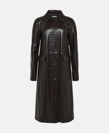 Leather coat