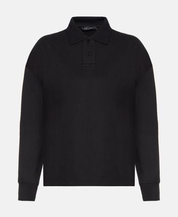 Long-sleeved polo shirt
