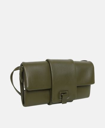 Leather shoulder bag