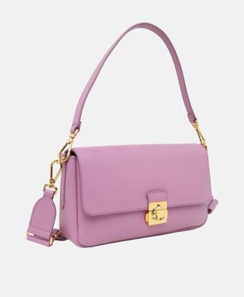 Leather shoulder bag