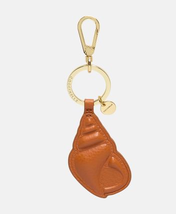 Leather bag charm