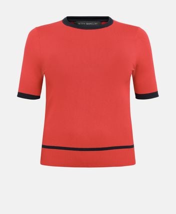 Short-sleeved pullover