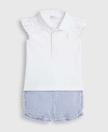 Poloshirt and shorts set