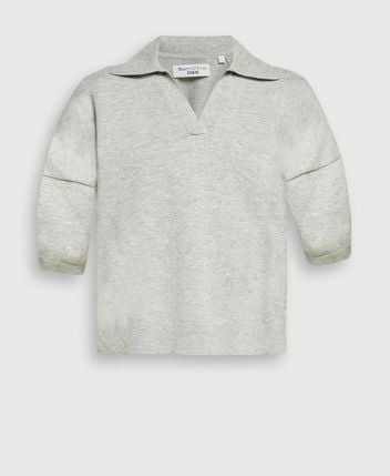 Knitted polo shirt