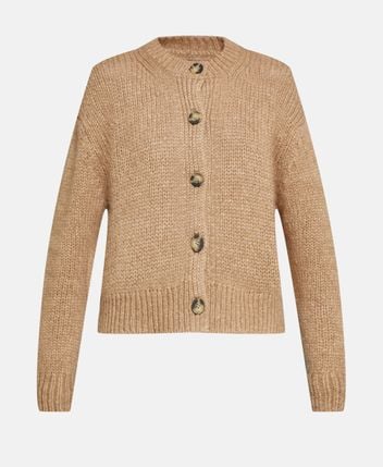 Wool-blend cardigan