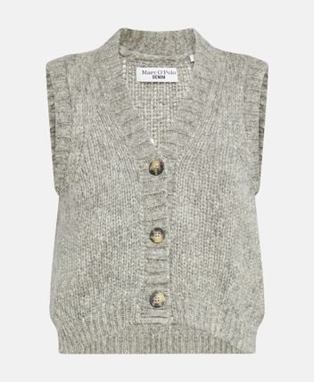 Wool-blend gilet