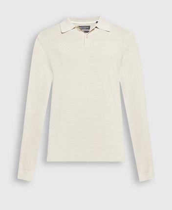 Knitted polo shirt