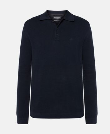 Knitted polo shirt