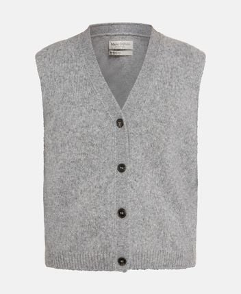 Wool-blend cardigan