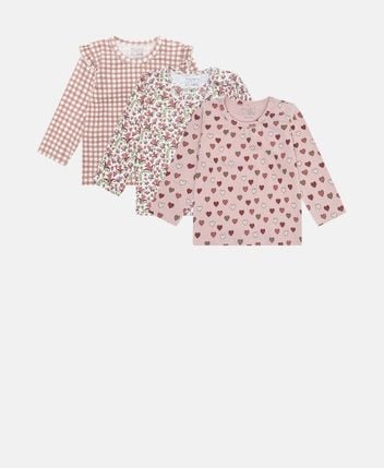Long-sleeved top, pack of 3