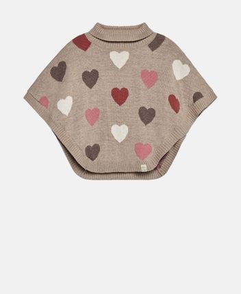 Knitted poncho