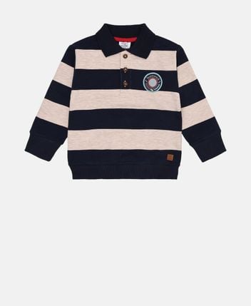 Long-sleeved polo shirt