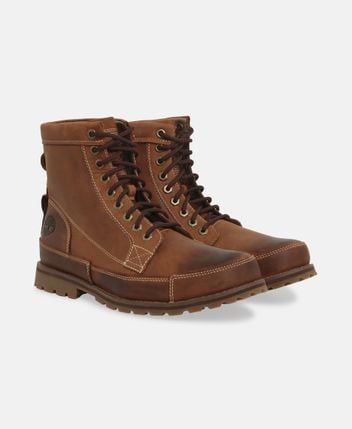 Lace-up ankle boot