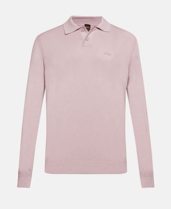 Knitted polo shirt