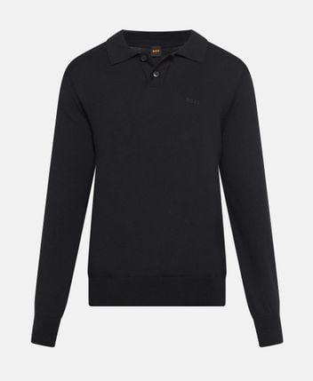 Knitted polo shirt