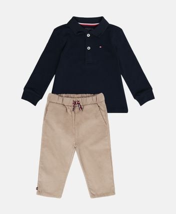 Long-sleeved shirts and trousers