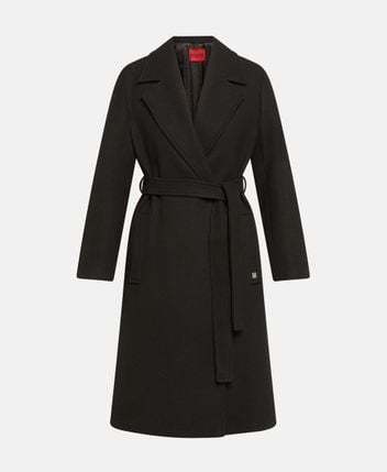 Wool-blend coat