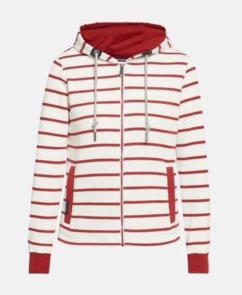 Hooded sweat jacket