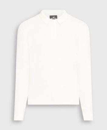 Knitted polo shirt