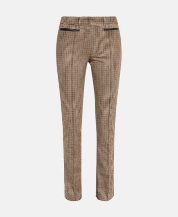Wool-blend trousers