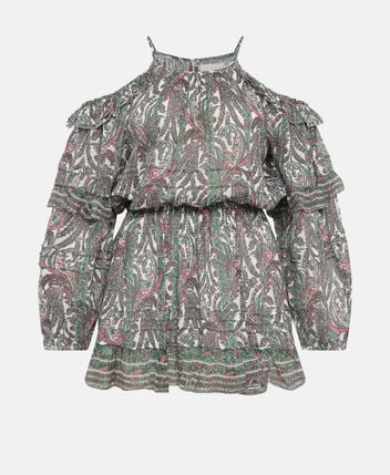 Silk-blend dress Gabina