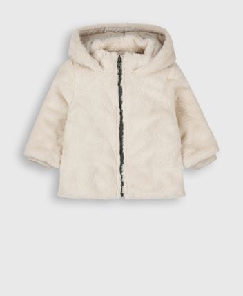 Faux fur jacket