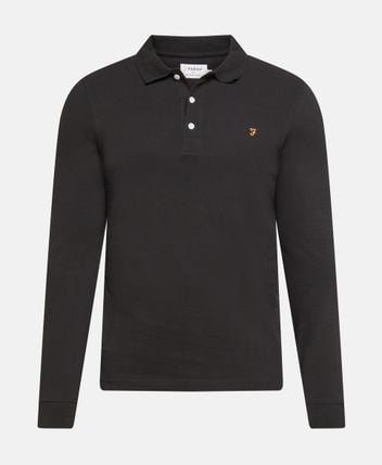 Long-sleeved polo shirt