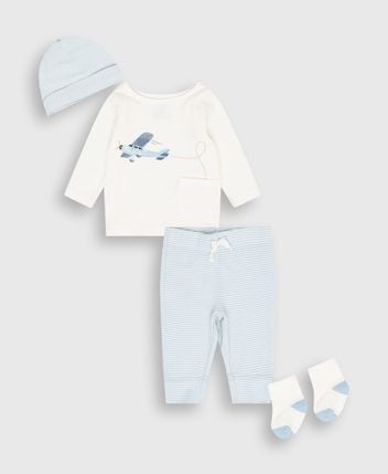 Set of shirt, trousers, hat and socks