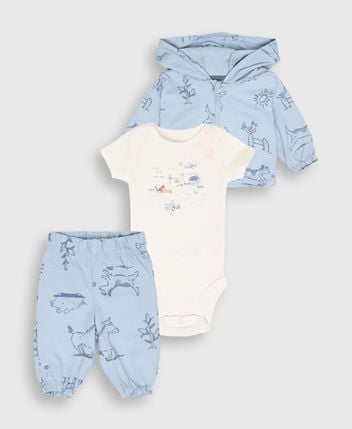 Body, sweat jacket and trousers set