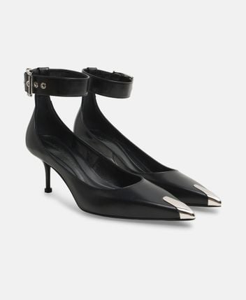 Ankle strap pump