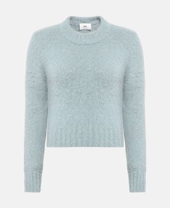 Wool-blend pullover Brushed