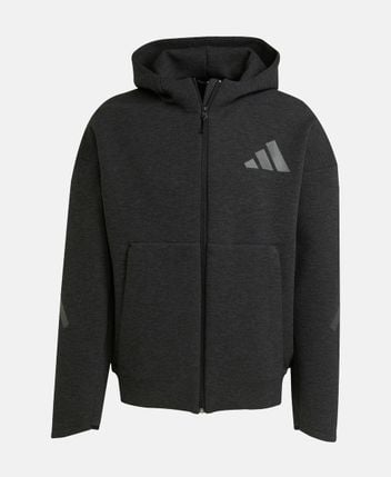Hooded sweat jacket