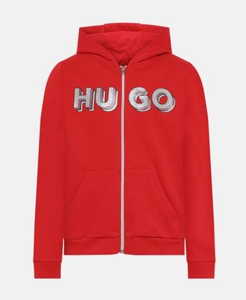Hooded sweat jacket
