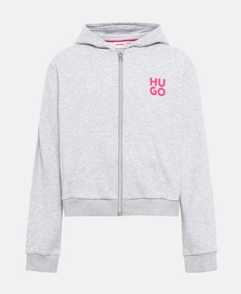 Hooded sweat jacket