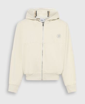 Hooded sweat jacket